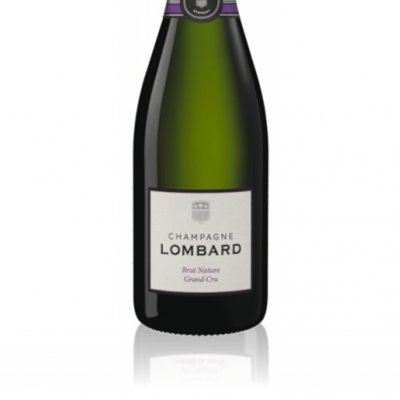 Magnum Champagne Lombard Brut Nature Grand Cru - étiquette