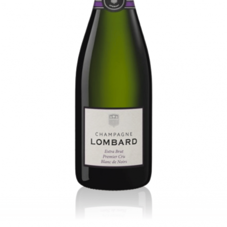 Magnum Champagne Lombard Extra Brut Premier Cru Blanc de Noirs - étiquette