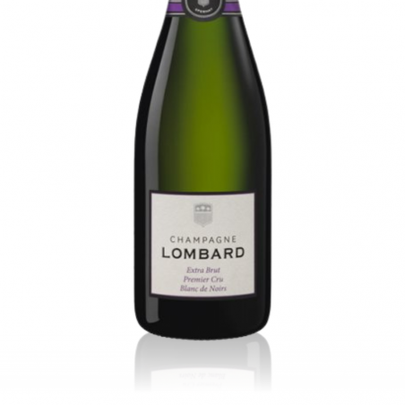 Champagne Lombard Extra Brut Premier Cru Blanc de Noirs - étiquette