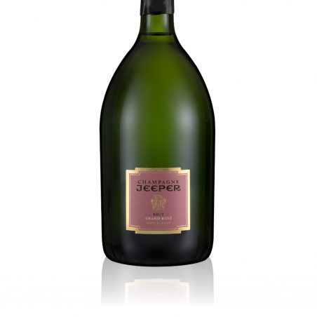 Magnum Champagne Jeeper Grand Rosé - étiquette