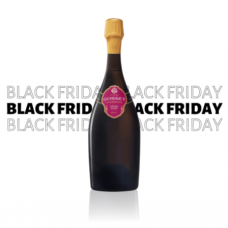 Champagne Gosset Grand Rosé - Black Friday