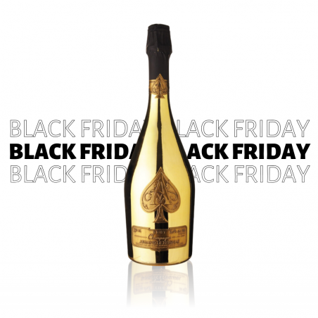 Champagne Armand de Brignac Gold Coffret Laqué - Black Friday