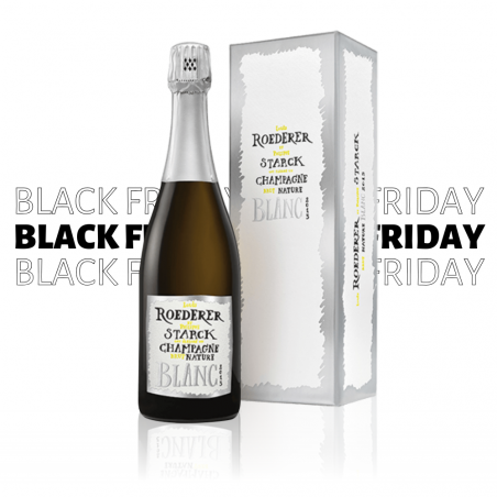 Champagne Louis Roederer Brut Nature by Philippe Starck 2015 - Black Friday